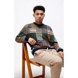 PacSun Patch Classic Crewneck Knit Sweater US Men's M